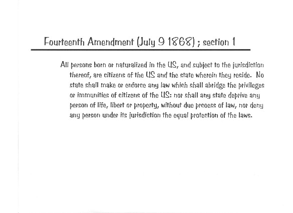 fourteenth amendment